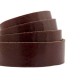 Cuero DQ plano 20mm - Rocky road brown